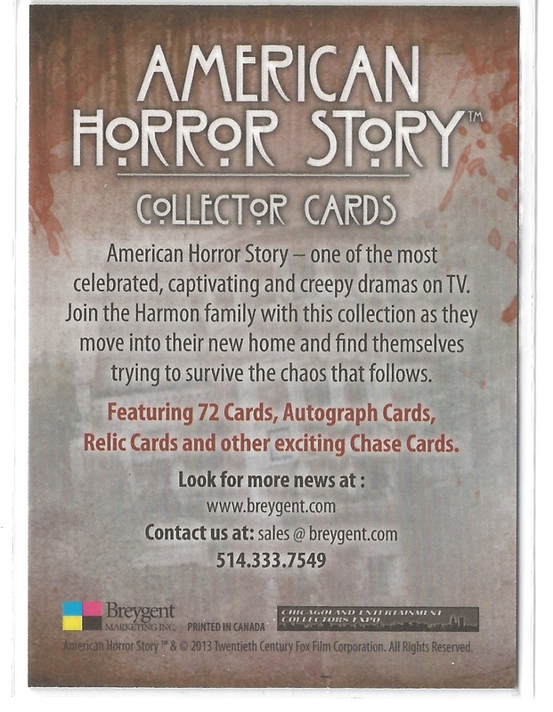 American Horror Story Base Card Set of 72 Breygent 2013 