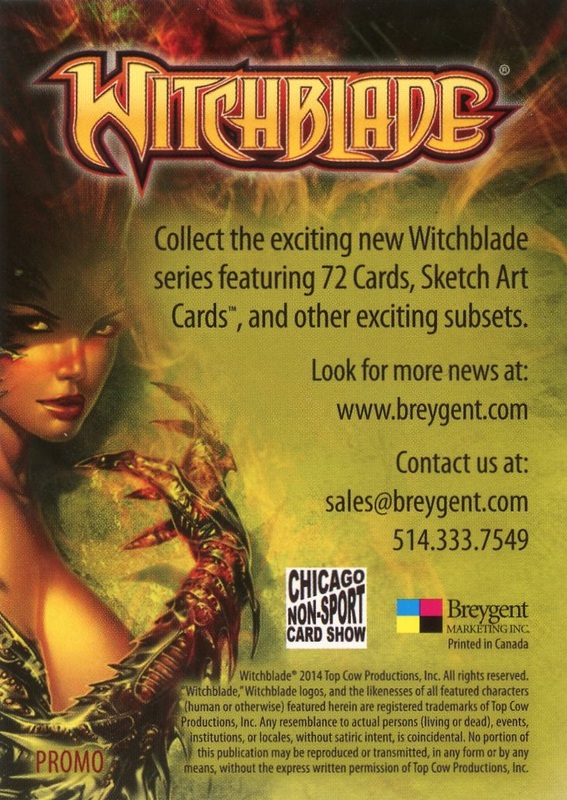 Breygents Witchblade 2014 Promo Card Album Promo 1